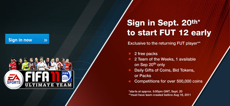 FIFA 12 Ultimate Team Web App Available - UltimateFIFA