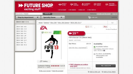 FIFA 13 Pre Order