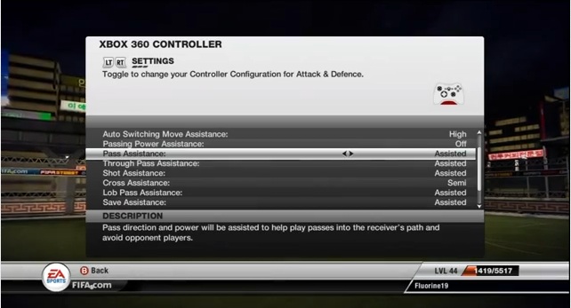 FIFA 12 Manual Controls