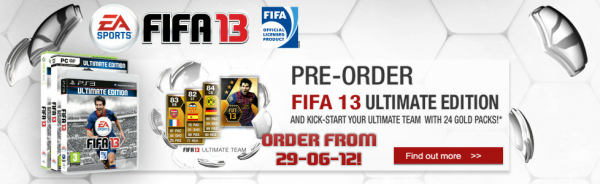 Pre Order FIFA 13