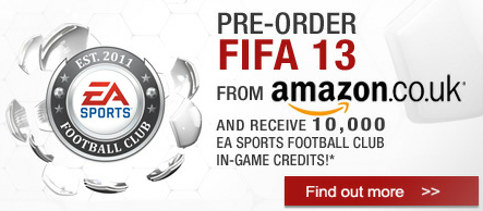 Pre Order FIFA 13 from Amazon