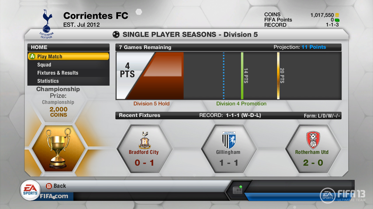 FIFA 13  Ultimate Team Account Safety