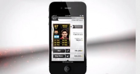 FIFA 13 Ultimate Team iPhone App