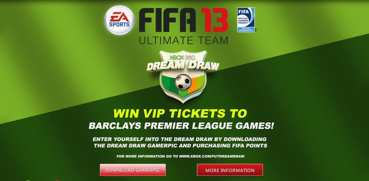 FIFA 13 Ultimate Team Dream Draw
