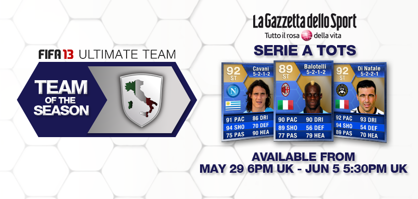 TOTS Lamela and TOTS El Shaarawy, FIFA 13 ultimate team