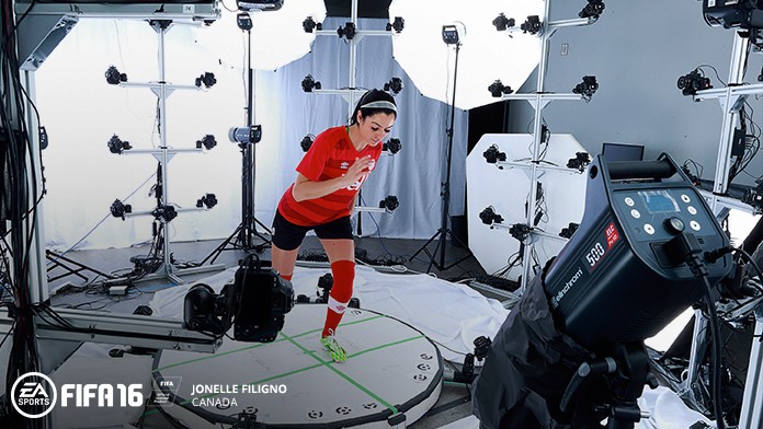 Jonelle Filigno Motion Capture for FIFA 16 Women's National Teams